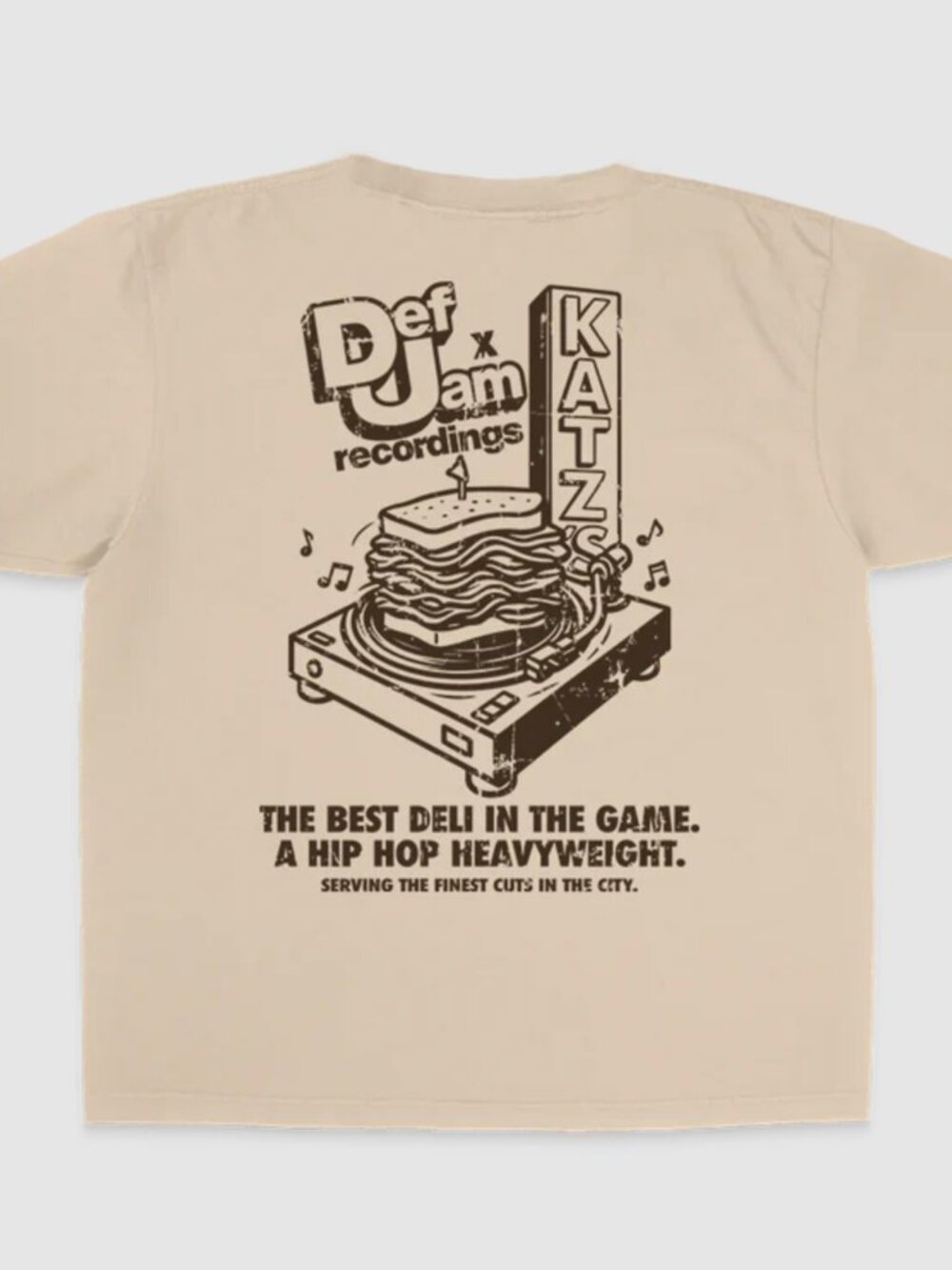 Def Jam Records Katz Deli Collaboration Tee Size Medium